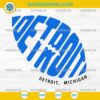 Detroit Lions Football SVG Michigan Skyline PNG DXF EPS