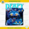 Electric Derpy Tiger PNG – Blue Tiger Character Collage from KPop Demon Hunters – 300 DPI Transparent Background