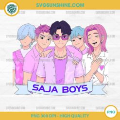 Exclusive Saja Boys PNG KPOP Anime Boy Band Clipart