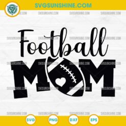Football Mom SVG Cute Game Day Design