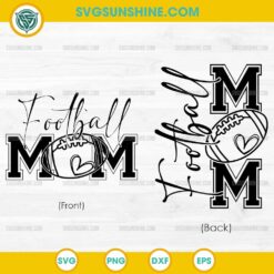 Football Mom Shirt SVG