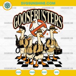 Funny Goose Halloween SVG &ndash; Goosebusters Ghost Hunter Clipart for Cricut