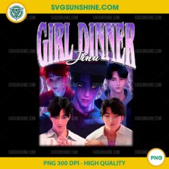 Girl Dinner Jinu PNG – The Saja Boys K-Pop Character Design