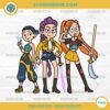 Huntrix Cartoon PNG – Fun KPop Demon Hunters Trio Digital Download