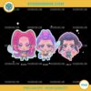 Huntrix Chibi PNG Mira Rumi Zoey Digital Download – KPop Demon Hunters Artwork