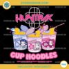 Huntrix Cup Noodles PNG – Mira Rumi Zoey KPop Demon Hunters Parody Artwork