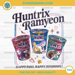 Huntrix Ramyeon PNG KPop Demon Hunters Instant Noodles Digital Artwork
