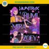 Huntrix Rumi Mira Zoey PNG – KPop Demon Hunters Girl Group Digital Art