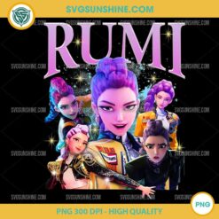Huntrix Rumi PNG – KPop Demon Hunters Digital Artwork Download