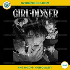 Jinu PNG – The Saja Boys Girl Dinner Black & White K-Pop Design