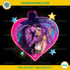 Jinu and Rumi PNG – Romantic K-Pop Couple Digital Artwork