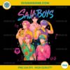 K-Pop Saja Boys PNG – Vibrant Group Artwork for Digital Crafts