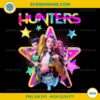 KPop Demon Hunters PNG – Neon Star Girl Group Digital Artwork