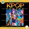 KPop Huntrix PNG – Digital Poster Artwork of Mira Rumi Zoey