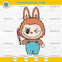 Labubu Chucky Halloween SVG