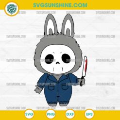 Labubu Michael Myers SVG