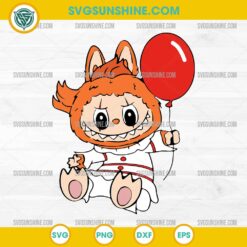 Labubu Pennywise Halloween SVG – Creepy Clown Costume Design for Cricut Projects