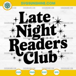 Late Night Readers Club SVG