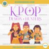 Mira Rumi And Zoey Eating Noodles PNG – Huntrix Ramyeon Parody Digital Download
