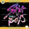 Neon Glow Saja Boys PNG Vibrant KPOP Anime Clipart