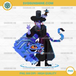 Pixel Art Jinu And Derpy Tiger PNG KPop Demon Hunters High Quality