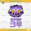 Purple Derpy Tiger PNG – KPop Demon Hunters Character Design