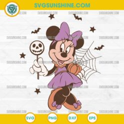 Retro Minnie Halloween SVG