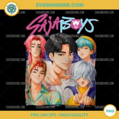 Saja Boys Band PNG – KPop Demon Hunters Characters Digital Download
