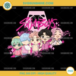 Saja Boys Chibi PNG – KPop Demon Hunters Cute Character Digital Download