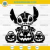 Stitch Halloween SVG Cute Pumpkin Basket Cartoon PNG DXF EPS