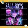 Ultimate Saja Boys PNG Neon KPOP Anime Demon Band Artwork
