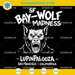 Bay Wolf Madness SVG PNG DXF EPS – Wednesday Addams Season 2 Werewolf Cricut Design