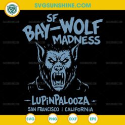 Bay Wolf Madness Wednesday Season 2 SVG PNG DXF EPS Cricut Design