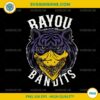 Bayou Bandits SVG Tiger Mascot Logo PNG DXF EPS