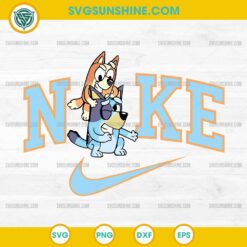 Bluey Bingo Nike SVG PNG DXF EPS – Cute Bluey Family Cricut Design