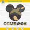 Camouflage Mickey Courage SVG PNG DXF EPS – Military Camo Mouse Inspired Cut File