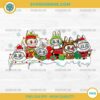 Christmas Labubu PNG Clipart Cute Holiday Characters