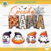 Custom Spooky Mama PNG Halloween Ghost Mom Design with Name Option