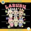 Cute Labubu PNG with Adorable Characters in Colorful Outfits