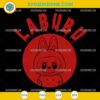 Halloween Labubu Edgy Red Circle SVG PNG DXF EPS Cricut Design