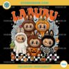 Halloween Labubu PNG with Cute Spooky Characters in Ghost, Pumpkin, and Skeleton Costumes