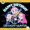 Happy Birthday Demon Hunter PNG – Cute Huntrix Birthday PNG Clipart