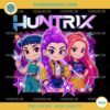 Huntrix Chibi Anime PNG – Cute KPop Demon Hunters Girl Group PNG Clipart