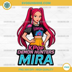 KPop Demon Hunters Mira PNG – Anime KPop Girl PNG Clipart