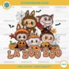 La Boo Boo Halloween Labubu PNG with Cute Spooky Characters and Pumpkin Candy