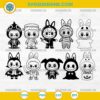 Labubu Halloween SVG PNG DXF EPS – Cute Labubu Characters Bundle Cricut Design