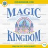 Magic Kingdom Orlando Florida 1971 PNG Disney Castle Vintage Retro Design