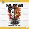 Michael Myers Mickey Halloween PNG The Night He Came Home Pumpkin Horror Design