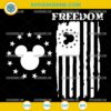 Mickey Freedom Flag SVG – Patriotic Mickey Mouse Cricut Design