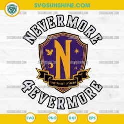 Nevermore 4Evermore SVG – Wednesday Addams Season 2 SVG PNG DXF EPS